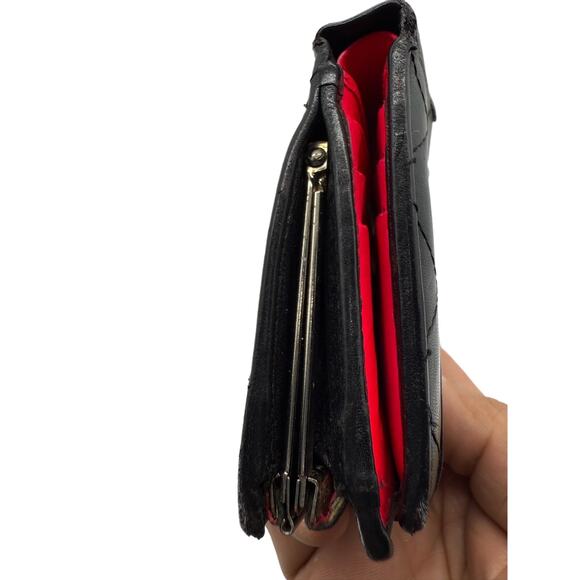 Chanel Black/White Quilted Ligne Cambon Bifold Kisslock Wallet*FULL Inclusion - Picture 10 of 16